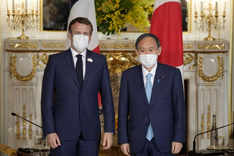 Lãnh đạo Nhật Bản và Pháp trao đổi về hợp tác song phương