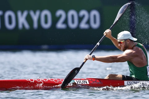 VĐV Hungary xác lập kỷ lục mới nội dung đua thuyền kayak 200m đơn nam