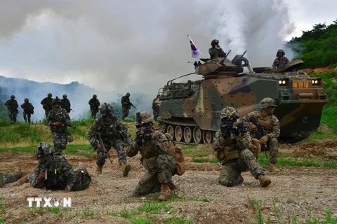 Hàn Quốc quyết định tập trận chung với Mỹ như đã lên kế hoạch
