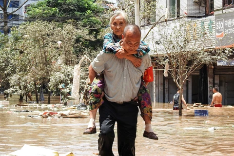 Trung Quốc: Mưa lớn gây thiệt hại nặng tại tỉnh Tứ Xuyên