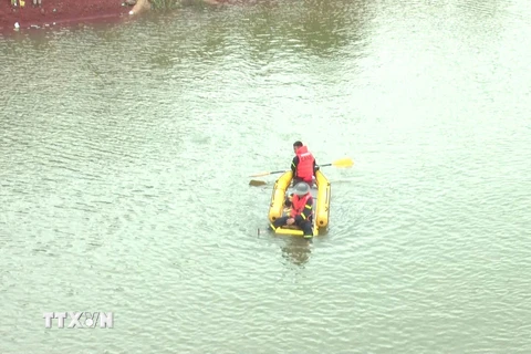 Tìm thấy thi thể một trong hai nạn nhân đuối nước ở sông Thương