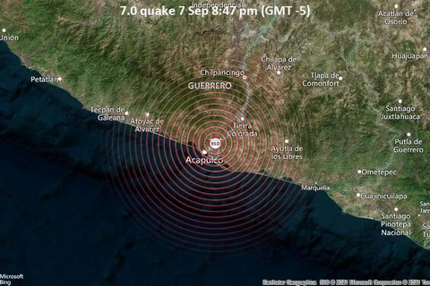Động đất mạnh tại Mexico, cảnh báo nguy cơ xuất hiện sóng thần
