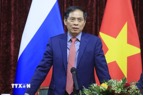 Bộ trưởng Ngoại giao gặp gỡ cộng đồng người Việt Nam tại Nga