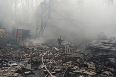 Vụ cháy nhà máy thuốc nổ tại Nga: Số người thiệt mạng tăng lên 16