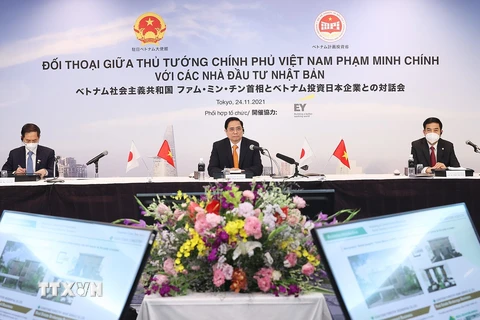 Thủ tướng Phạm Minh Chính đối thoại với nhà đầu tư hàng đầu Nhật Bản