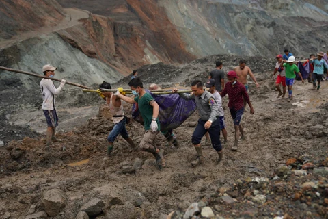 Myanmar: Lở đất nghiêm trọng tại mỏ ngọc, ít nhất 80 người mất tích