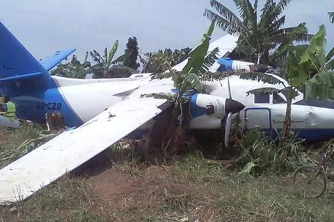Rơi máy bay chở hàng ở CHDC Congo, ít nhất 5 người thiệt mạng