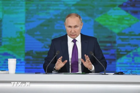 Tổng thống Putin: Kinh tế Nga tăng trưởng 4,6% trong năm 2021