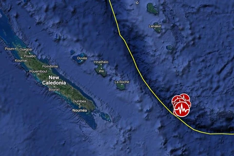 Liên tiếp xảy ra 3 trận động đất ở khu vực quần đảo Loyalty thuộc Pháp