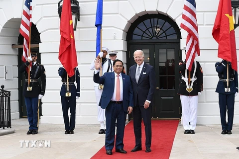 Thủ tướng Phạm Minh Chính dự chiêu đãi của Tổng thống Hoa Kỳ Joe Biden