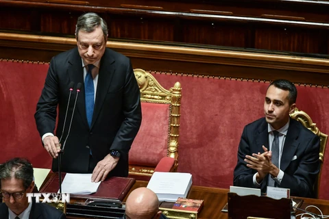 Italy: Chính phủ liên minh của Thủ tướng Draghi có nguy cơ tan rã