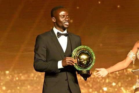 Tiền đạo Sadio Mane đoạt danh hiệu Cầu thủ xuất sắc nhất châu Phi