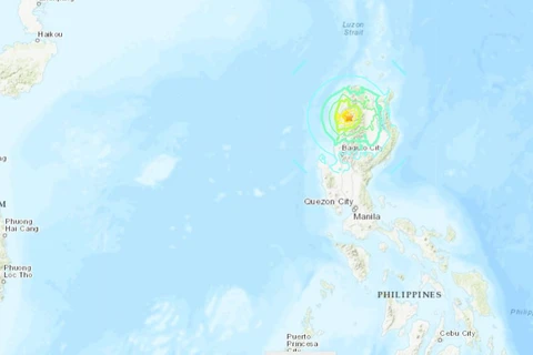 Động đất có độ lớn 7,2 làm rung chuyển đảo Luzon của Philippines 
