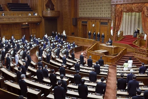Quốc hội Nhật kết thúc kỳ họp bất thường, bầu tân Chủ tịch Thượng viện