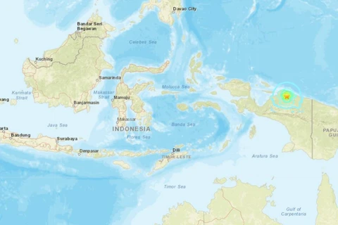 Động đất có độ lớn 6,1 làm rung chuyển khu vực Papua ở Indonesia