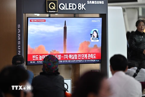 Hàn Quốc lên án vụ phóng tên lửa đạn đạo tầm ngắn của Triều Tiên