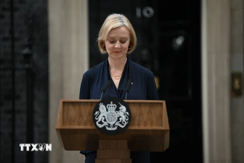 Thủ tướng Anh Liz Truss có bài phát biểu cuối cùng trước khi từ chức