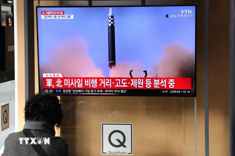 Quân đội Hàn Quốc: Triều Tiên tiếp tục phóng tên lửa đạn đạo