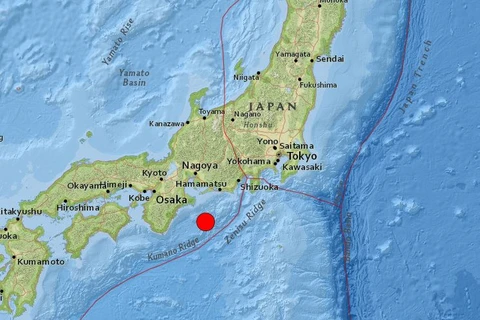 Động đất có độ lớn 6,1 ngoài khơi tỉnh Mie của Nhật Bản