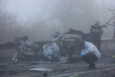 Thổ Nhĩ Kỳ: Nổ bom xe trên cao tốc khiến 8 cảnh sát bị thương