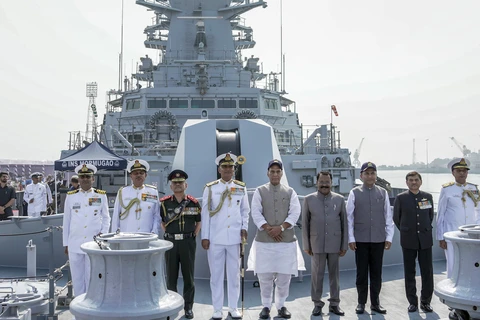 Hải quân Ấn Độ được phiên chế tàu chiến tàng hình Mormugao