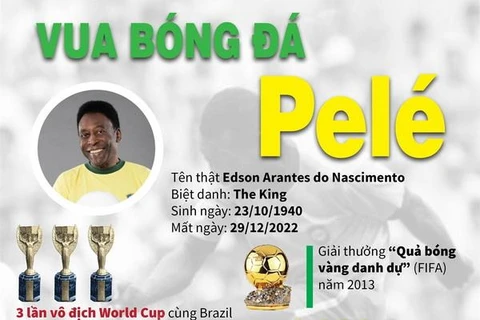 [Infographics] Vua bóng đá Pele kết thúc hành trình vĩ đại