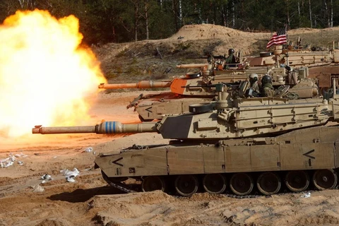Hình ảnh xe tăng chủ lực M1 Abrams được Mỹ hứa gửi cho Ukraine