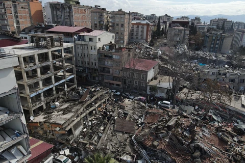 Mức độ tàn phá khủng khiếp của trận động đất tại Thổ Nhĩ Kỳ và Syria