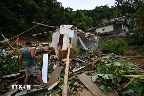 Con số thiệt mạng do lũ lụt, lở đất tại Brazil tăng lên gần 50 người