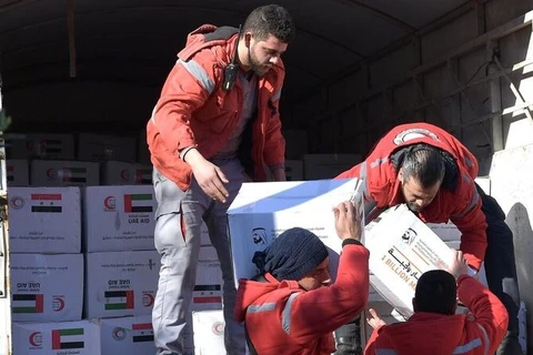 UAE gửi thêm hàng viện trợ cho các nạn nhân động đất ở Syria