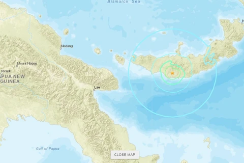 Động đất mạnh tại Papua New Guinea, chưa có cảnh báo sóng thần