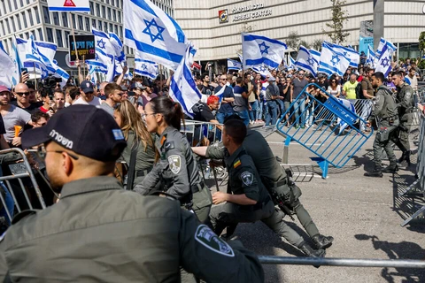 Biểu tình gây rối trật tự công cộng tại Israel, 16 người bị bắt giữ 