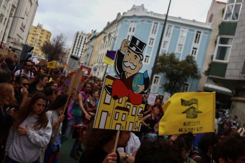 Hàng nghìn người biểu tình ở Bồ Đào Nha vì khủng hoảng nhà ở