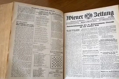 Quốc hội Áo đình bản in tờ báo tồn tại 320 năm "Wiener Zeitung"