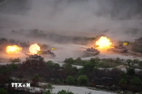 Hàn Quốc diễn tập phòng thủ các đảo khu vực biên giới phía Tây