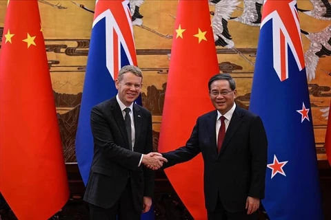 Trung Quốc và New Zealand nhất trí tăng cường hợp tác trên nhiều lĩnh