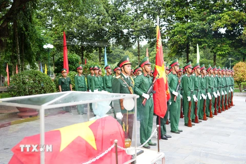 Tây Ninh truy điệu, an táng 86 hài cốt liệt sỹ quân tình nguyện VN