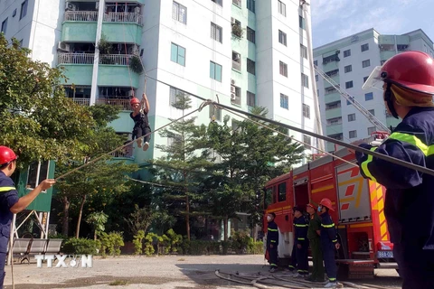 An toàn cháy tại các chung cư cao tầng, chú trọng phòng hơn chống