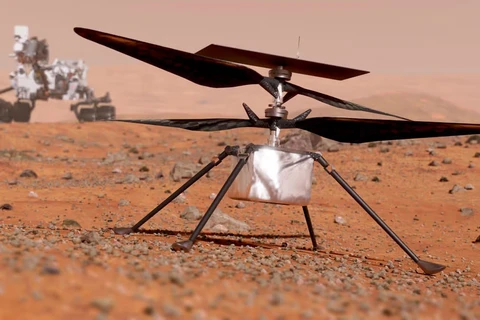 NASA thông báo về chuyến bay mới của trực thăng Ingenuity trên Sao Hỏa