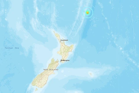 USGS: Động đất làm rung chuyển quần đảo Kermadec của New Zealand