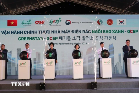 Chính thức vận hành Nhà máy điện rác đầu tiên tại Bắc Ninh