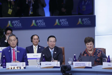 Chủ tịch nước Võ Văn Thưởng dự Phiên họp hẹp các Nhà lãnh đạo Kinh tế APEC 