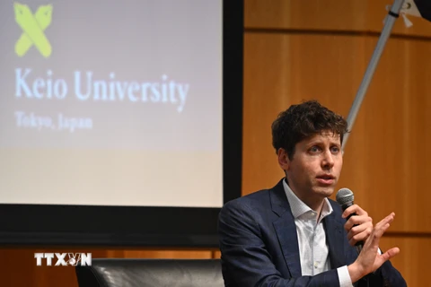 Ông Sam Altman bị sai thải khỏi vị trí CEO của OpenAI. (Ảnh: AFP/TTXVN)