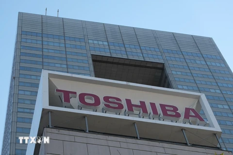Trụ sở Toshiba tại Tokyo, Nhật Bản. (Ảnh: AFP/TTXVN)