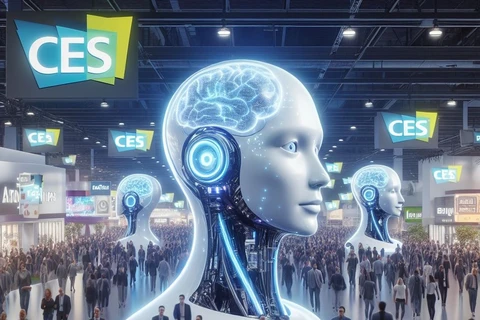 AI sẽ là chủ đề chính tại Triển lãm Điện tử Tiêu dùng CES 2024. (Nguồn: Bing Creator)