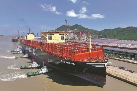 Ngành đóng tàu Trung Quốc chiếm hơn 50% sản lượng toàn cầu. (Ảnh: China Daily)