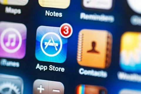 Cửa hàng ứng dụng App Store của Apple. (Nguồn: AFP)