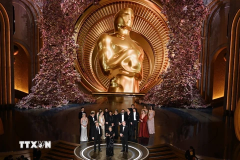 Lễ trao giải Oscar ở Hollywood, Mỹ, ngày 10/3/2024. (Ảnh: AFP/TTXVN)