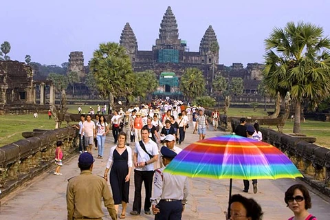 Số du khách đến Campuchia tăng 18% trong năm 2013