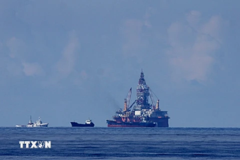 Trung Quốc giảm tàu quân sự và tàu bảo vệ quanh khu vực giàn khoan